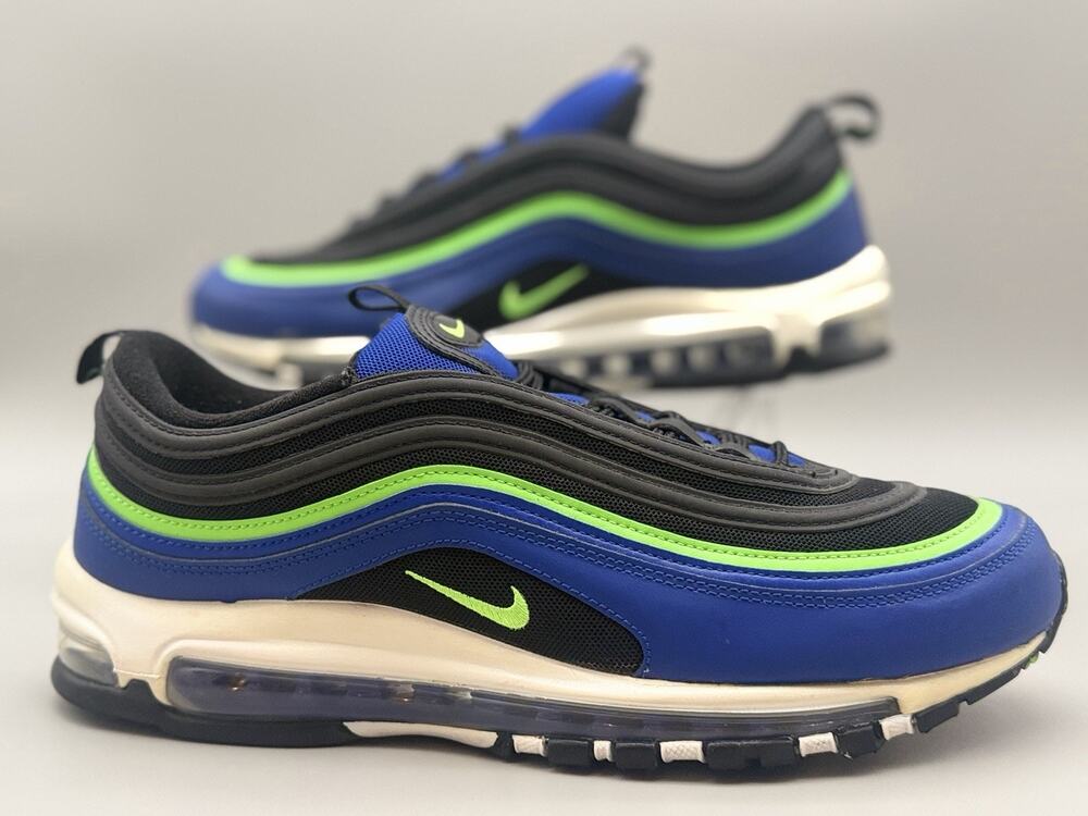 Nike Air Max 97 Racer Blue Green Strike CW5419-400 Men’s Size 11.5 Shoes